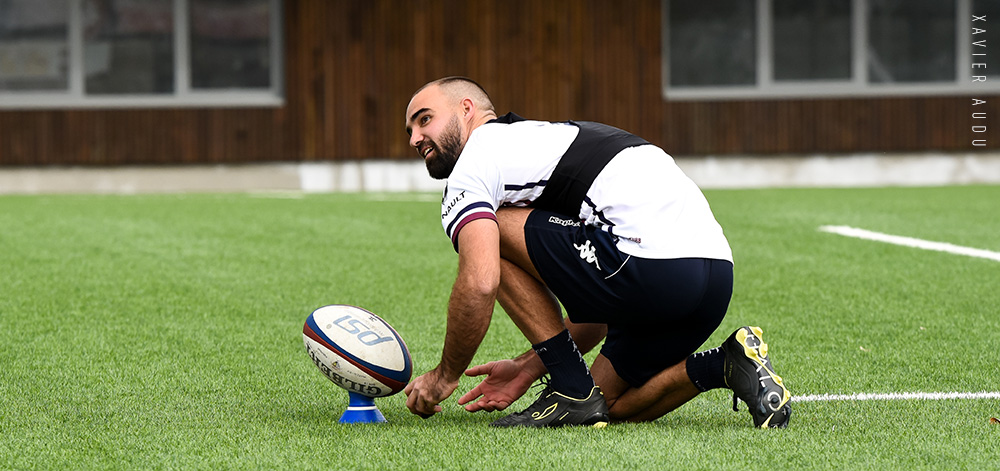 Nick Frisby à l'entraînement aujourd'hui